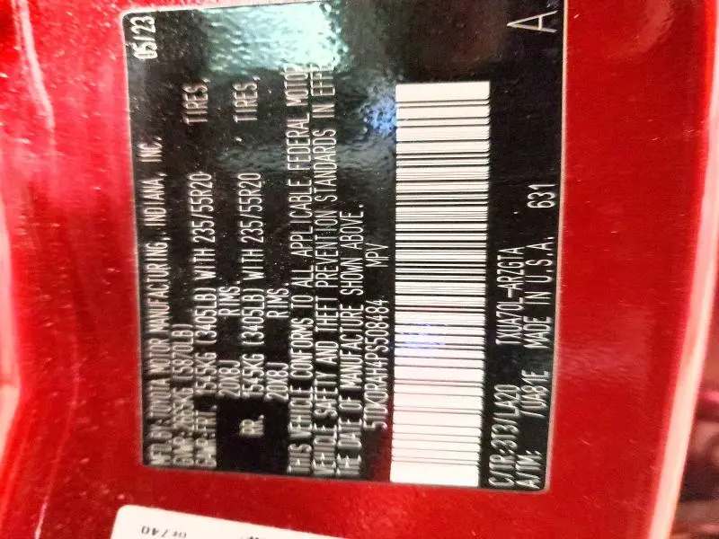 2023 TOYOTA HIGHLANDER L  