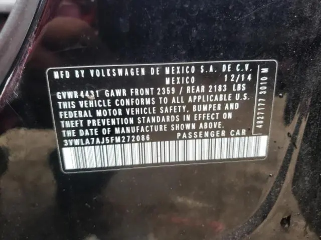 2015 VOLKSWAGEN JETTA TDI  