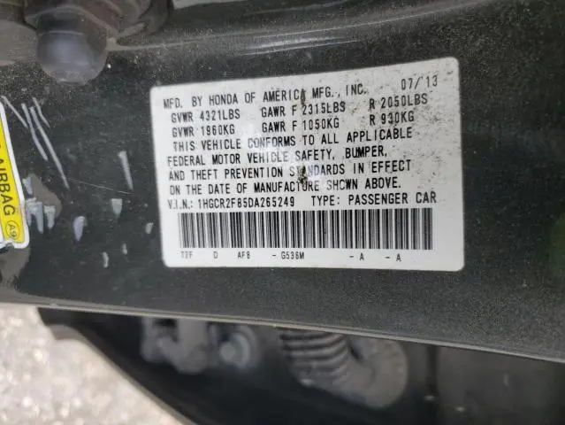 2013 HONDA ACCORD EXL  