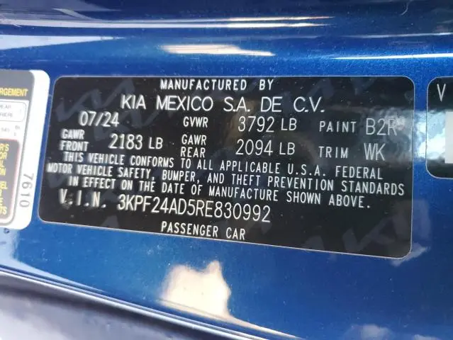 2024 KIA FORTE LX  