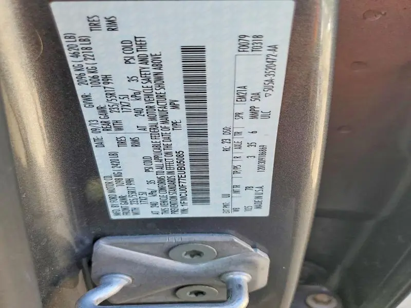 2014 FORD ESCAPE S  