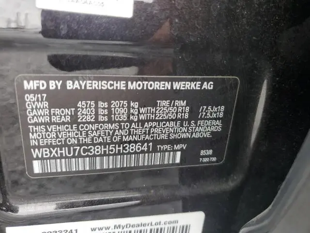 2017 BMW X1 SDRIVE28I