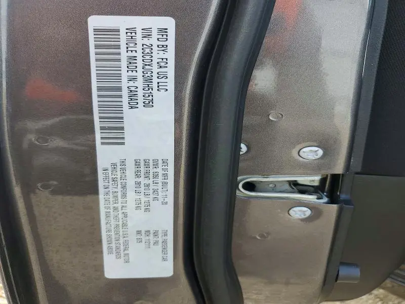 2021 DODGE CHARGER SXT  