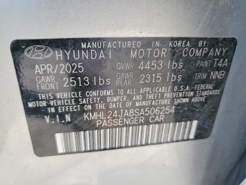 2025 HYUNDAI SONATA SE  