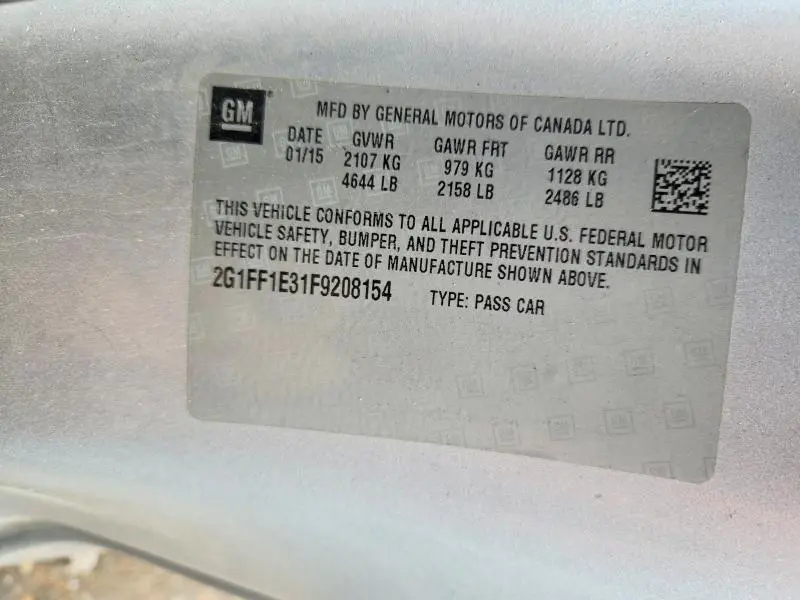 2015 CHEVROLET CAMARO LT  