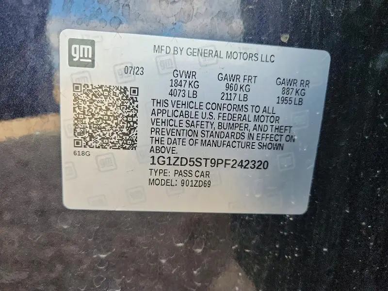 2023 CHEVROLET MALIBU LT  