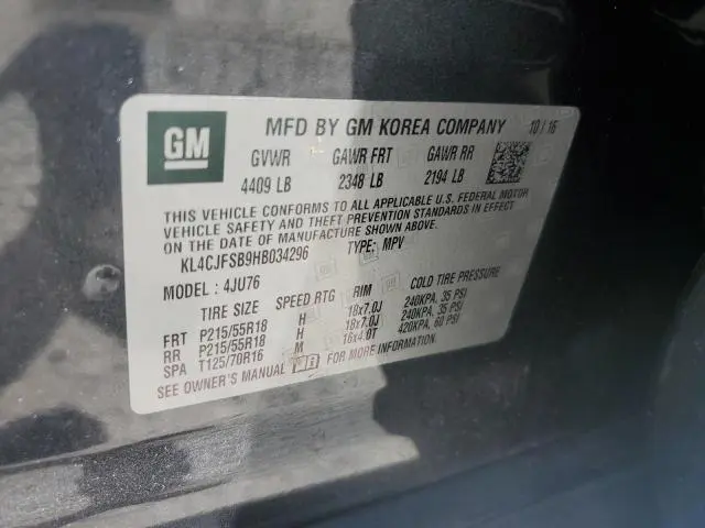 2017 BUICK ENCORE PREFERRED II  