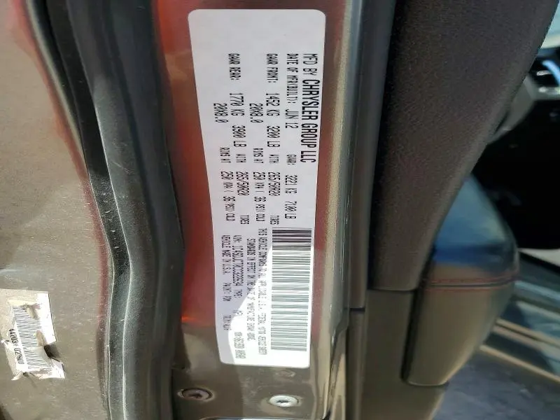 2012 DODGE DURANGO R  