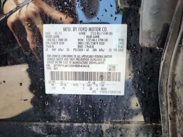 2017 FORD EDGE TITANIUM  