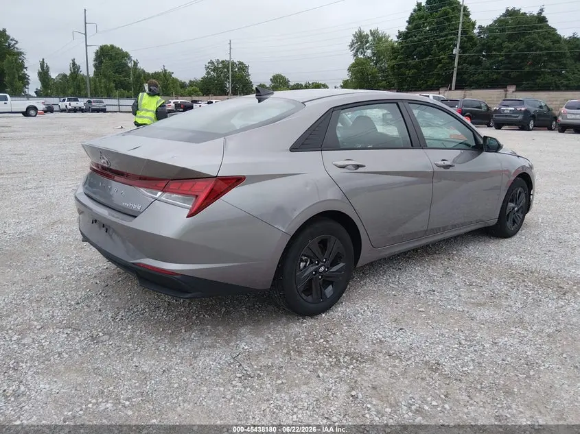 2023 HYUNDAI ELANTRA HYBRID BLUE