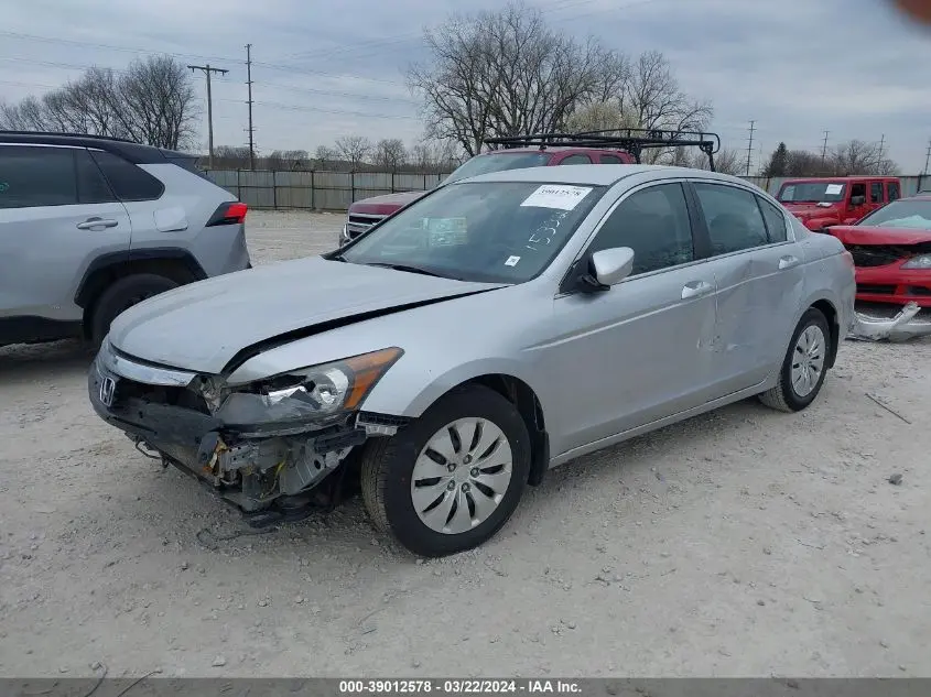 2012 HONDA ACCORD 2.4 LX