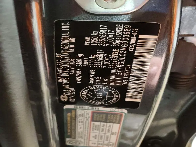 2021 KIA SORENTO   