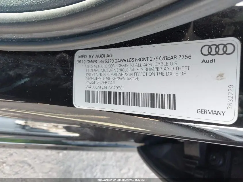 2013 AUDI A6 3.0T PREMIUM