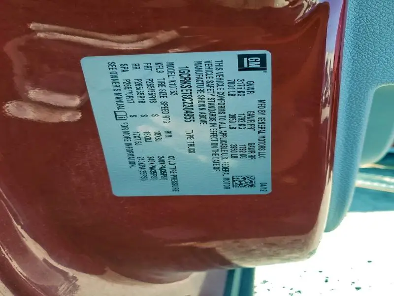 2012 CHEVROLET SILVERADO K1500 LT  