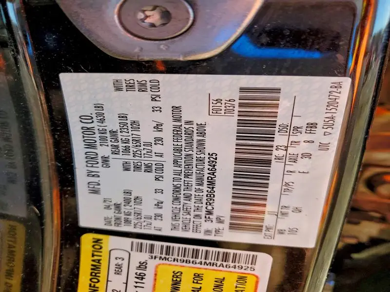 2021 FORD BRONCO SPORT BIG BEND  