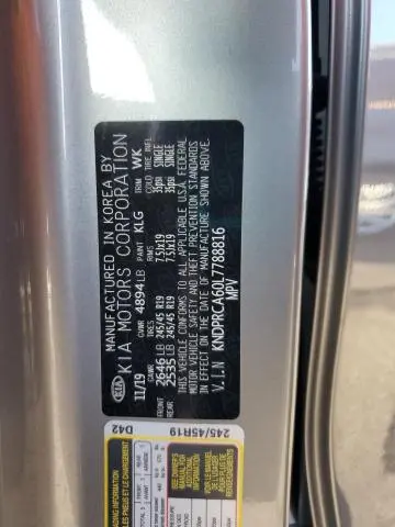 2020 KIA SPORTAGE SX  