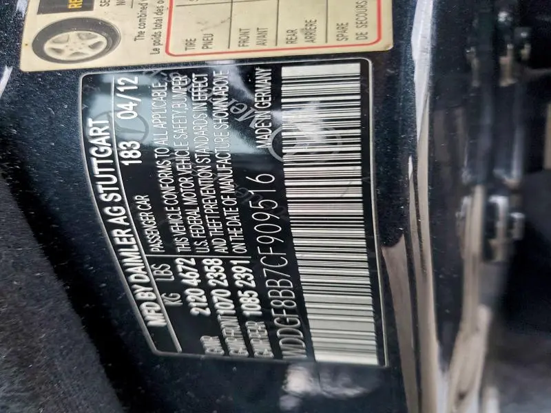 2012 MERCEDES-BENZ C 300 4MATIC  