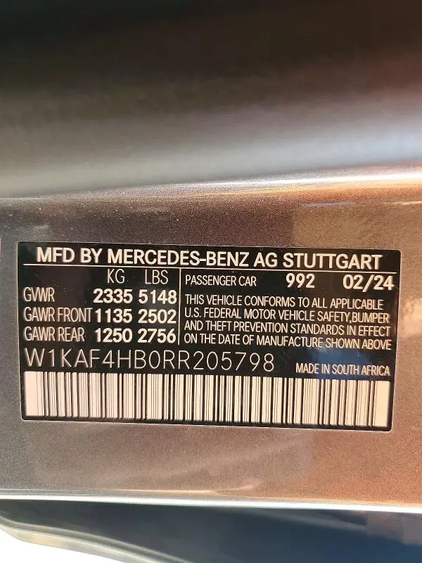 2024 MERCEDES-BENZ C 300 4MATIC  