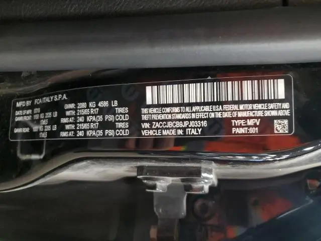 2018 JEEP RENEGADE TRAILHAWK  