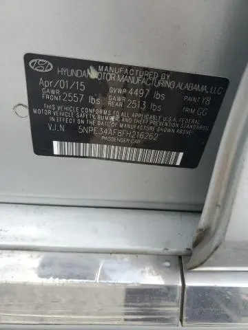 2015 HYUNDAI SONATA SPORT  