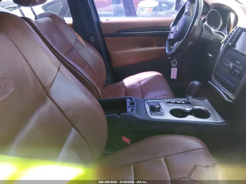 2012 JEEP GRAND CHEROKEE OVERLAND