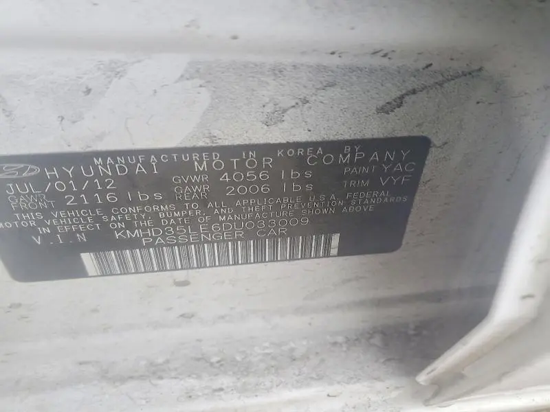 2013 HYUNDAI ELANTRA GT   