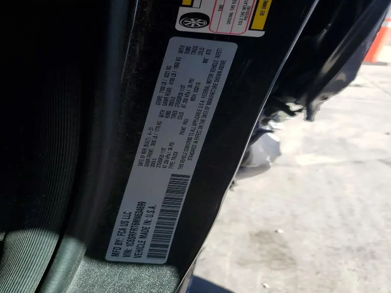 2021 RAM 1500 LARAMIE  