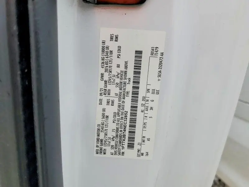 2022 FORD F250 SUPER DUTY  