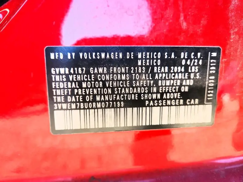 2024 VOLKSWAGEN JETTA   