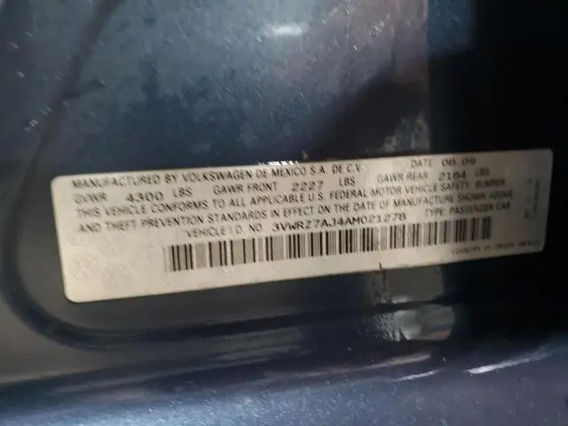 2010 VOLKSWAGEN JETTA SE  