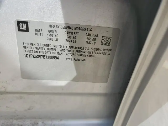 2011 CHEVROLET CRUZE ECO  