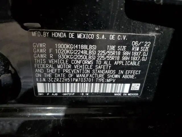 2023 HONDA HR-V SPORT  