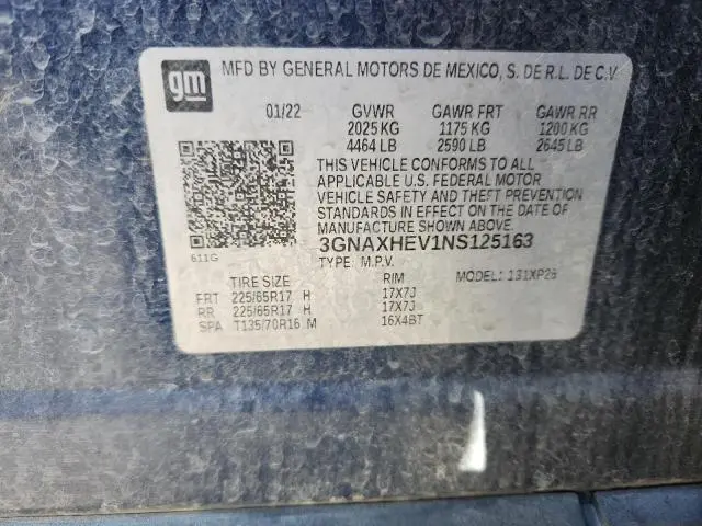 2022 CHEVROLET EQUINOX LS  