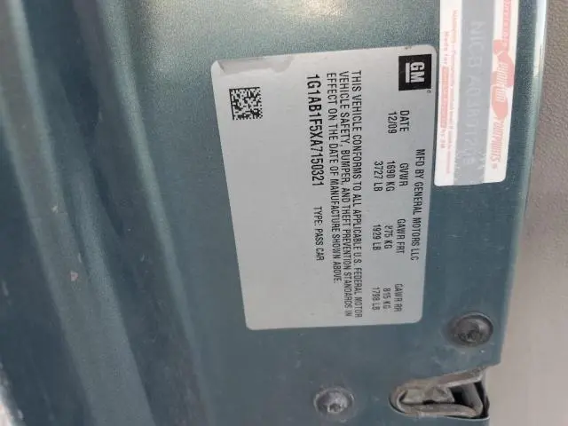 2010 CHEVROLET COBALT LS  