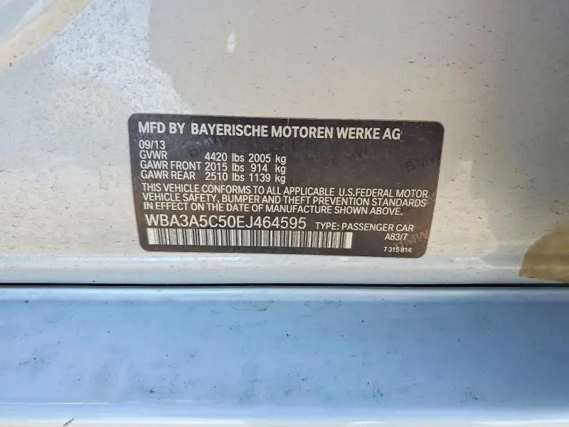 2014 BMW 328 I  