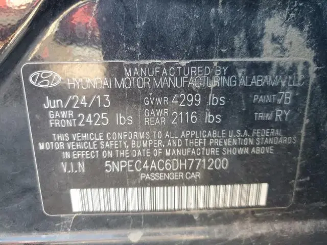 2013 HYUNDAI SONATA SE