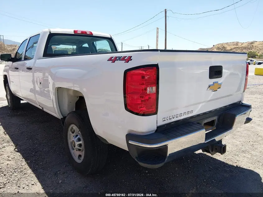 2018 CHEVROLET SILVERADO 2500HD WT