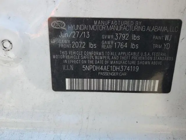 2013 HYUNDAI ELANTRA GLS