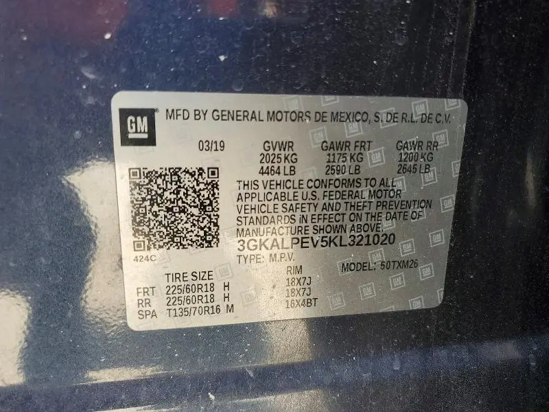 2019 GMC TERRAIN SLT  