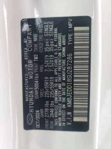 2025 HYUNDAI TUCSON LIMITED  