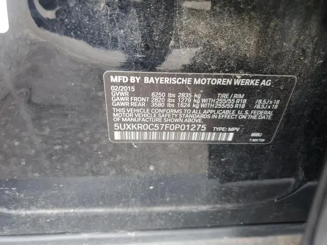 2015 BMW X5 XDRIVE35I  