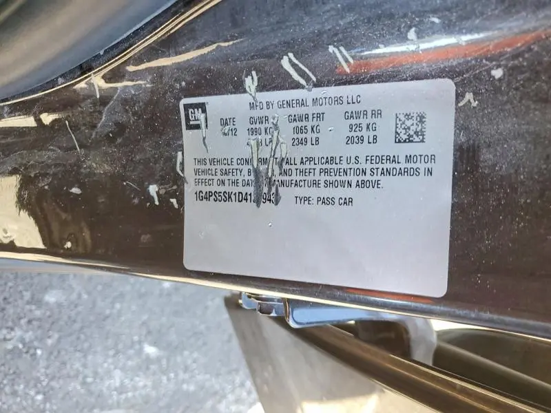 2013 BUICK VERANO   