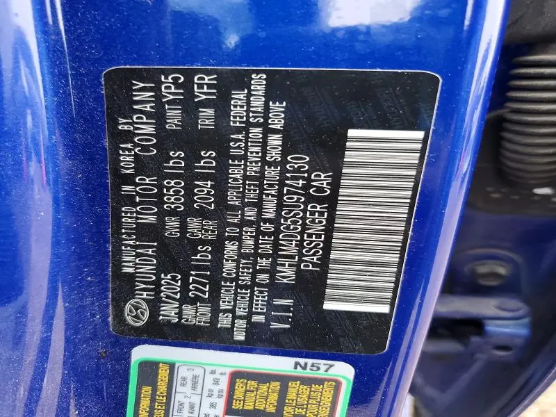 2025 HYUNDAI ELANTRA SEL SPORT  