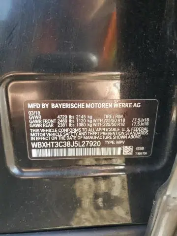 2018 BMW X1 XDRIVE28I  