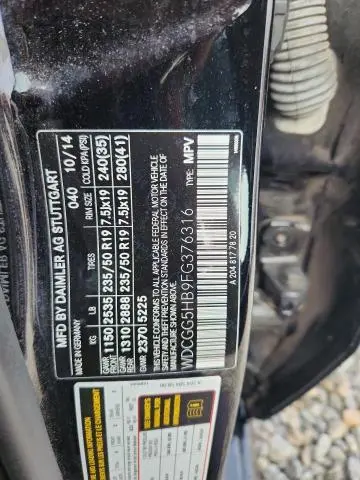 2015 MERCEDES-BENZ GLK 350  