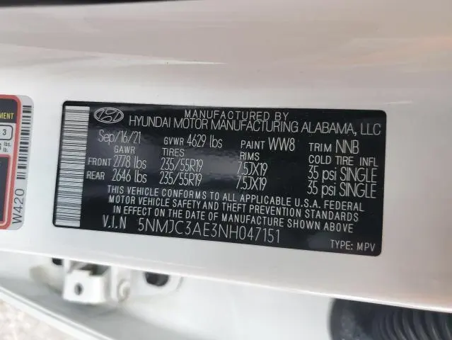 2022 HYUNDAI TUCSON SEL  