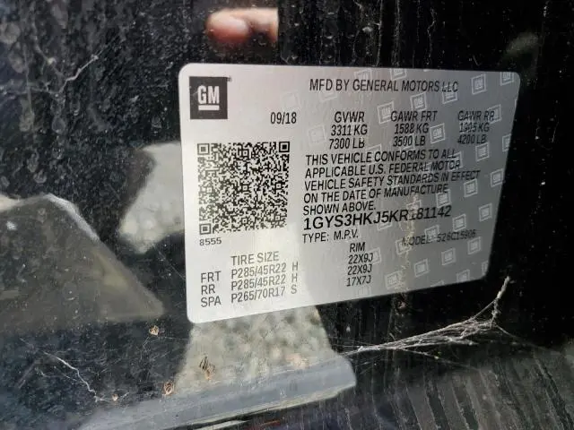 2019 CADILLAC ESCALADE ESV LUXURY  