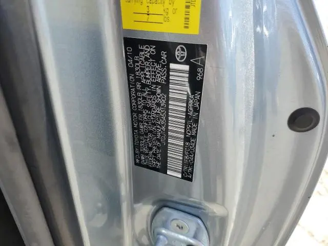2010 TOYOTA YARIS   