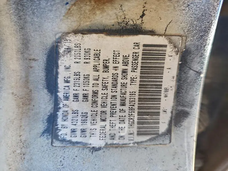 2015 HONDA ACCORD SPORT  