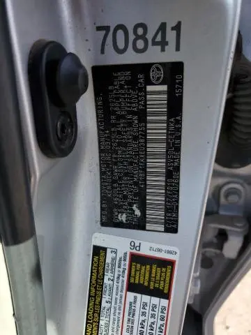 2014 TOYOTA CAMRY L  